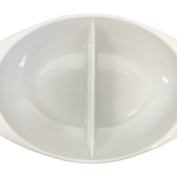 Vintage Pyrex Oval Divided Casserole‎ Dish - Picture 16 of 16